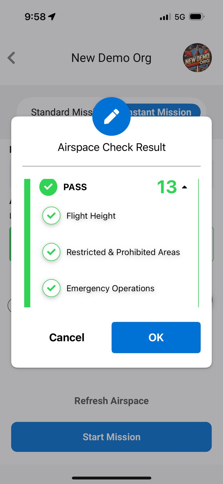 Instant Missions (Field App Mode)